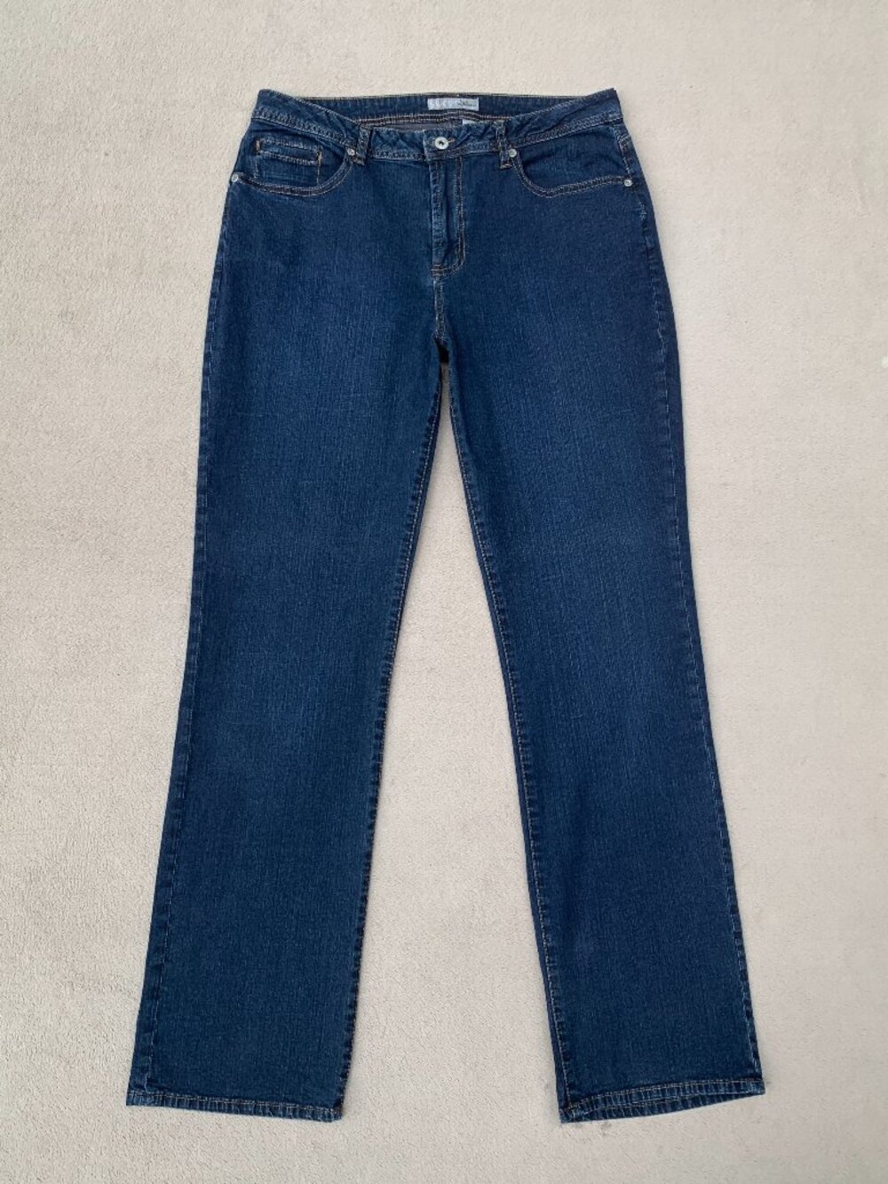 Chico's Platinum Dustine TC High Rise Jeans Sz 14 Tall